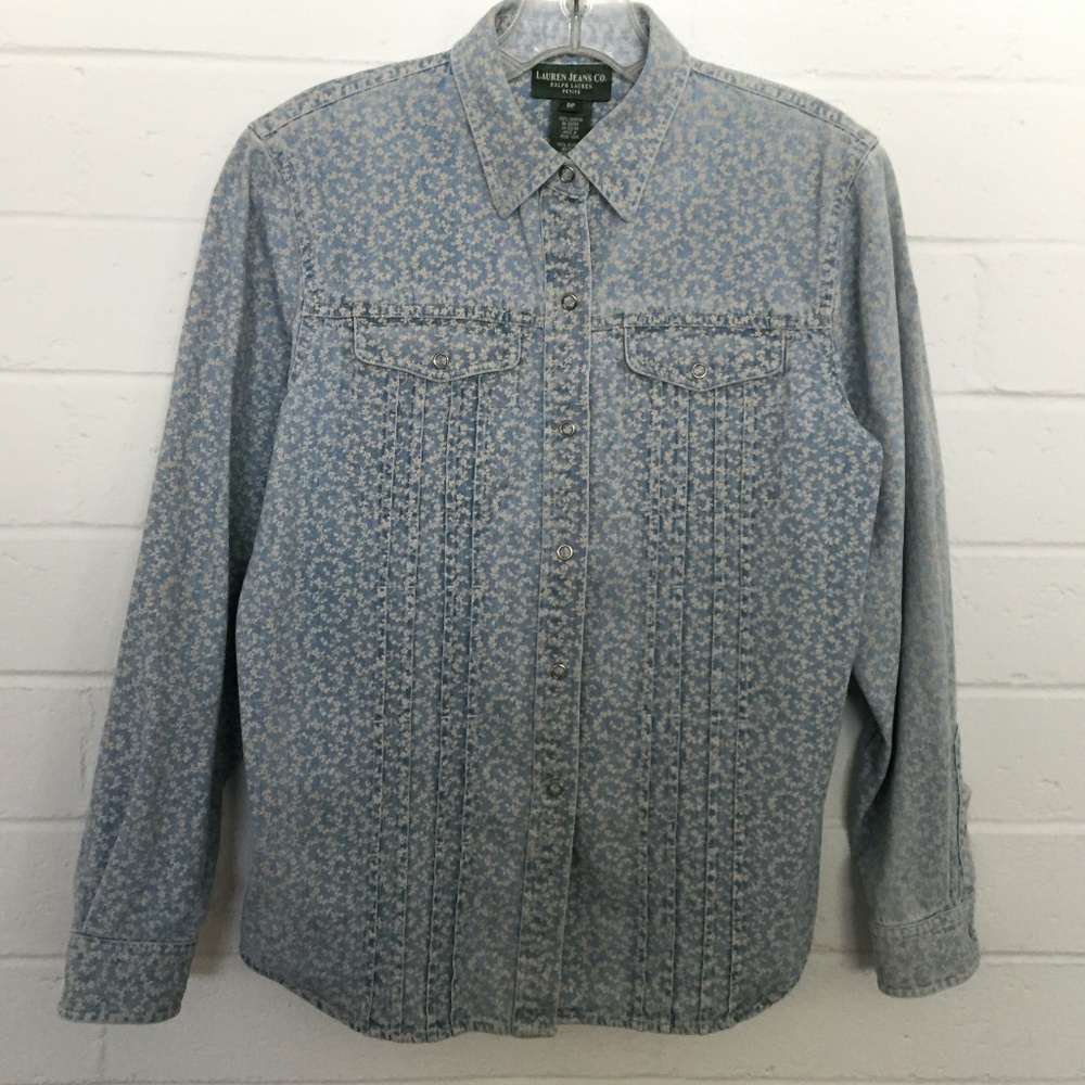 Lauren Jeans Co Denim Shirt/Jacket 8P